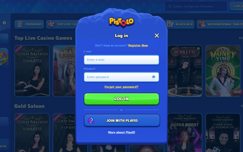 Pistolo casino se connecter